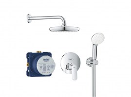CONJUNTO DUCHA TEMPESTA 210 EUROSMART COSMOPOLITAN GROHE